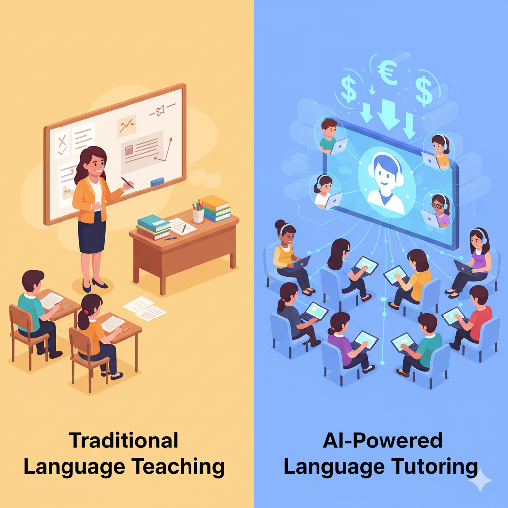 Menor coste que profesores tradicionales